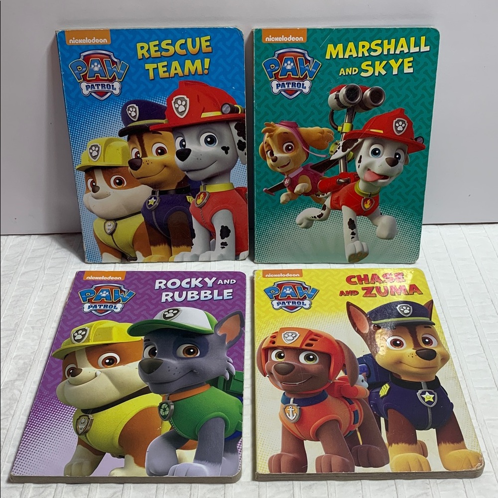 Paw Patrol Board Books Set of 4